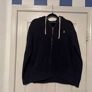 Ralph Lauren Polo Blue Hoodie with Embroidered Logo